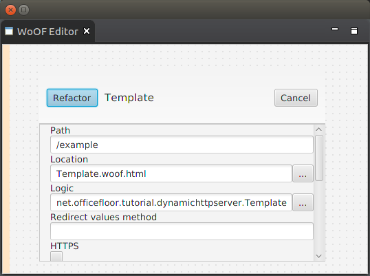 DynamicHttpServer configuration.