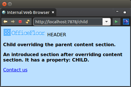 InheritHttpServer child screen shot.