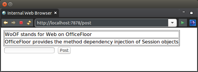 SessionHttpServer screen shot.